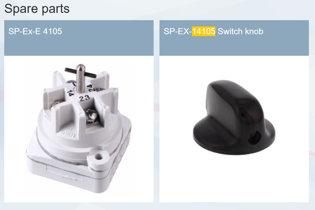 Exp. On-off switch 2-pole 16A, brass, IP66 – Dream Marine